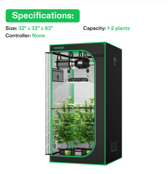 Standard Grow Tent Kit GIY-Plant Complete System