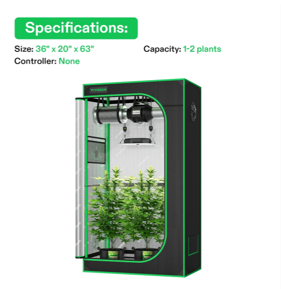 Standard Grow Tent Kit GIY-Plant Complete System