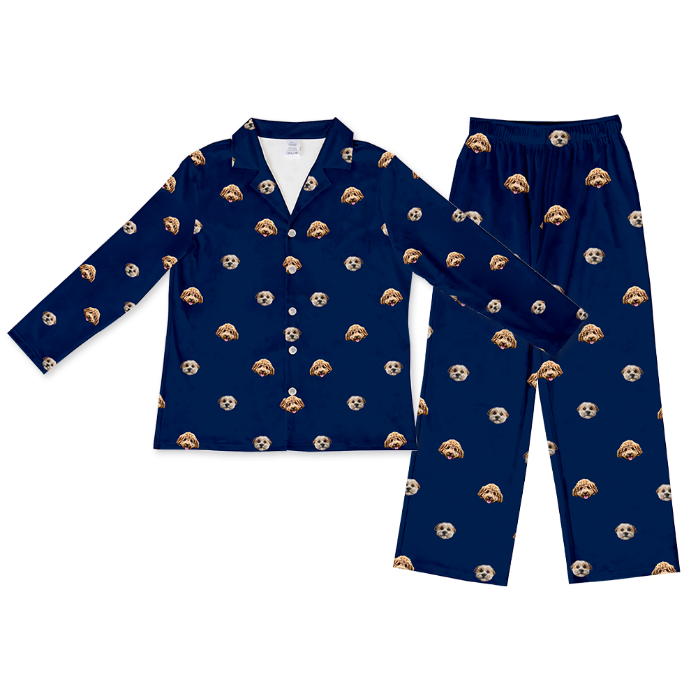 Kids Custom Pet Pajamas - Long