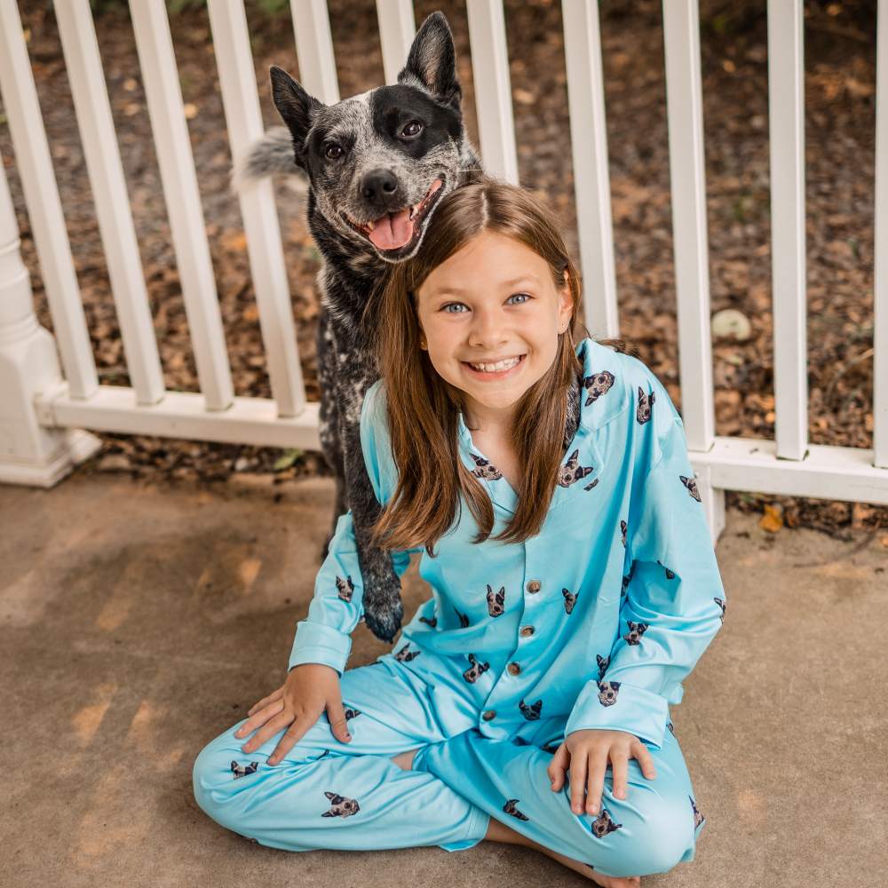 Kids Custom Pet Pajamas - Long